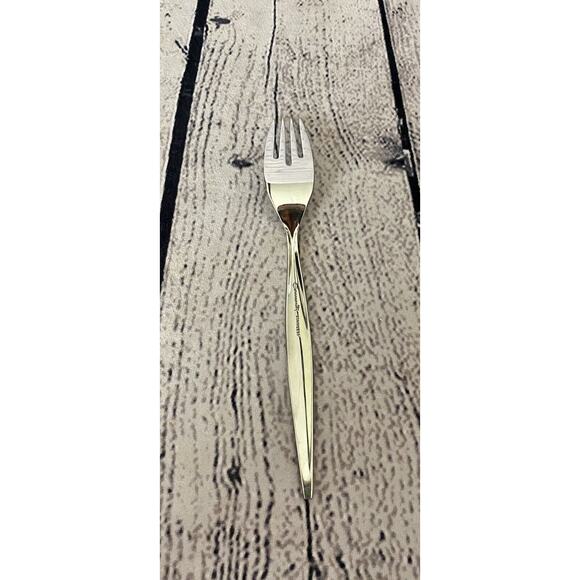 Oneida Community Venetia MCM Salad Forks Stainless Flatware Lot Set Of‎ 4 - Picture 3 of 10